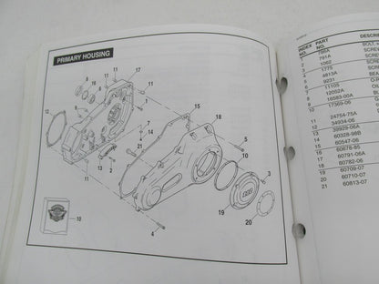 Harley-Davidson Official Factory 2007 FXDSE Models Parts Catalog Book