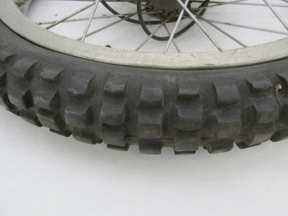 Rickman Enduro Akron 21X2.75 Front Wheel with Tire and Drum Brake
