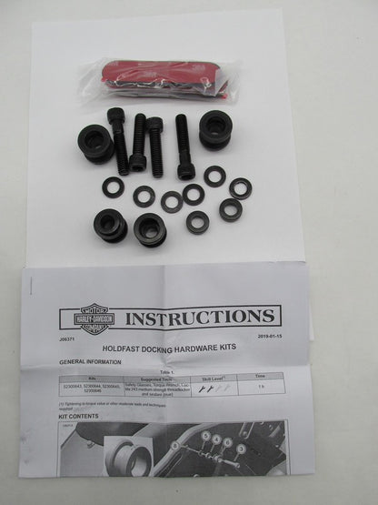 Harley Davidson Genuine NOS FLFB FLFBS FXBR Docking Kit Black 52300644