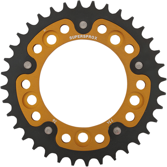 Supersprox Rear Stealth Sprocket 36T Gold RST-744-36-GLD