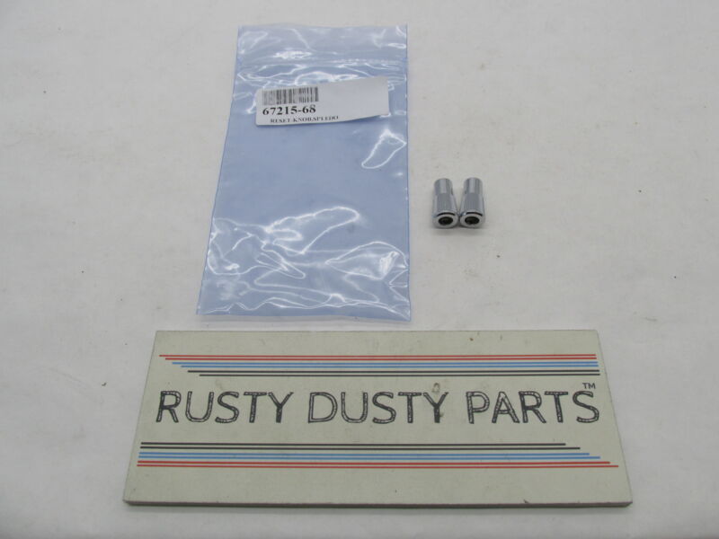 Lot of 2 Harley Davidson Genuine NOS Speedometer Trip Reset Knobs 67215-68