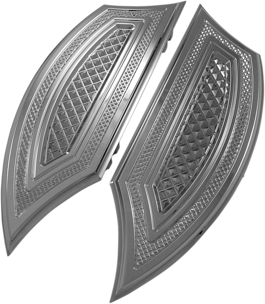 EDDIE TROTTA DESIGNS Driver Floorboards Chrome TC-553