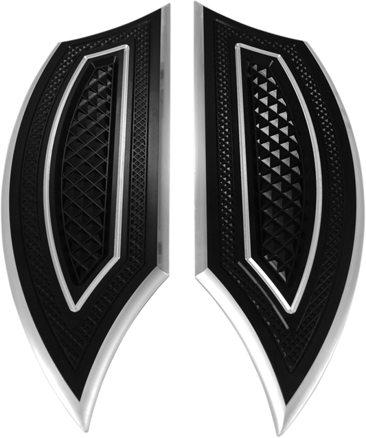 EDDIE TROTTA DESIGNS Driver Floorboards Black TC-554