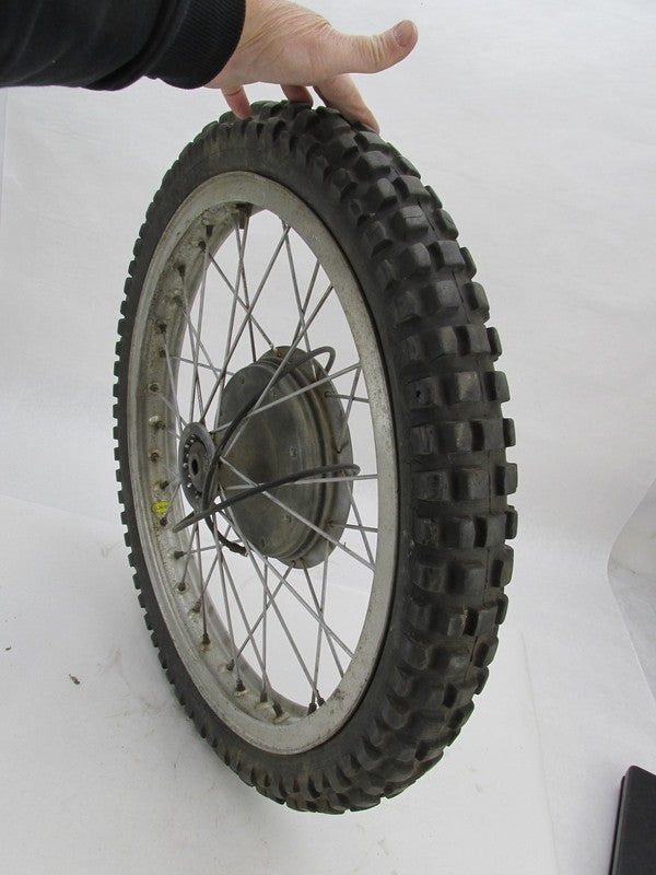Rickman Enduro Akron 21X2.75 Front Wheel with Tire and Drum Brake