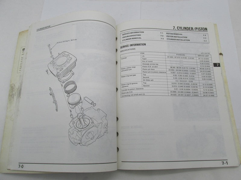 Honda Official Factory 1988 - 1990 XR600R Service Shop Manual Book