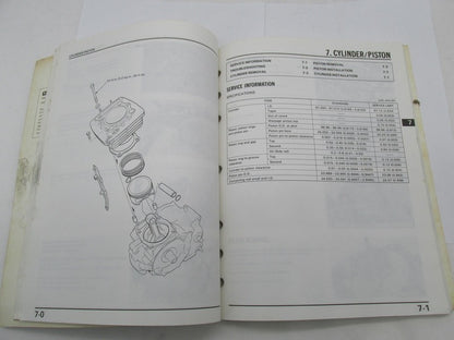 Honda Official Factory 1988 - 1990 XR600R Service Shop Manual Book