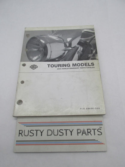 Harley Davidson Official Factory 2004 Touring Models Parts Catalog 994