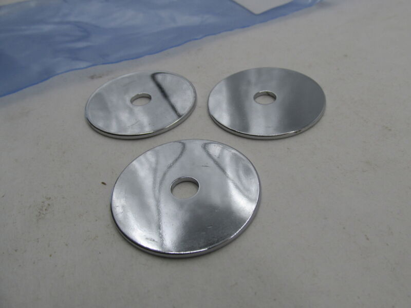 Lot of 3 Harley Davidson Genuine NOS Chrome Panel Washers 6279A