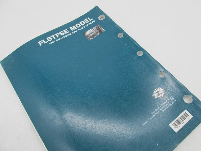 Harley-Davidson Official Factory 2005 FLSTFSE Models Parts Catalog Boo