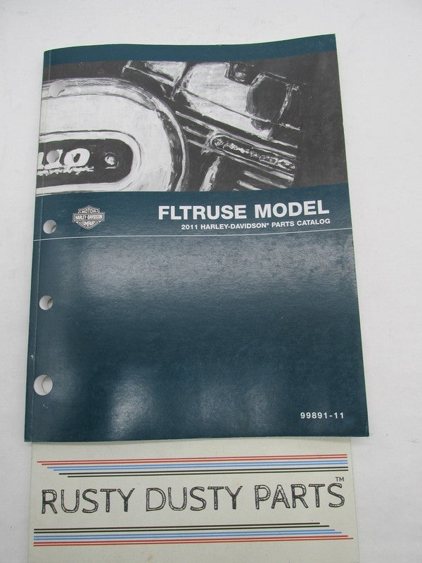 Harley-Davidson Official Factory 2011 FLTRUSE Models Parts Catalog Boo