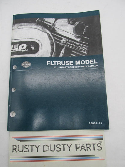 Harley-Davidson Official Factory 2011 FLTRUSE Models Parts Catalog Boo
