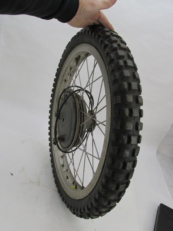Rickman Enduro Akron 21X2.75 Front Wheel with Tire and Drum Brake