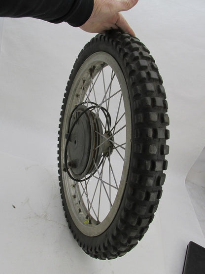 Rickman Enduro Akron 21X2.75 Front Wheel with Tire and Drum Brake
