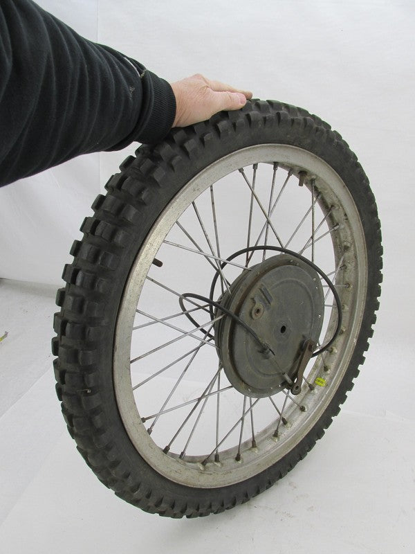 Rickman Enduro Akron 21X2.75 Front Wheel with Tire and Drum Brake