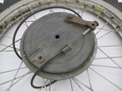 Rickman Enduro Akron 21X2.75 Front Wheel with Tire and Drum Brake