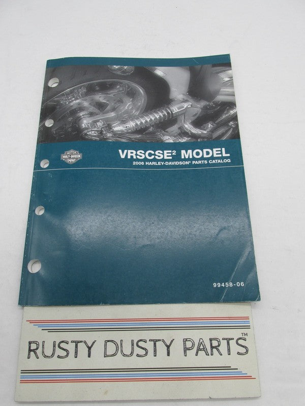 Harley-Davidson Official Factory 2006 VRSCE2 Models Parts Catalog 9945
