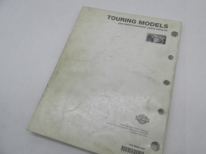 Harley Davidson Official Factory 2004 Touring Models Parts Catalog 994