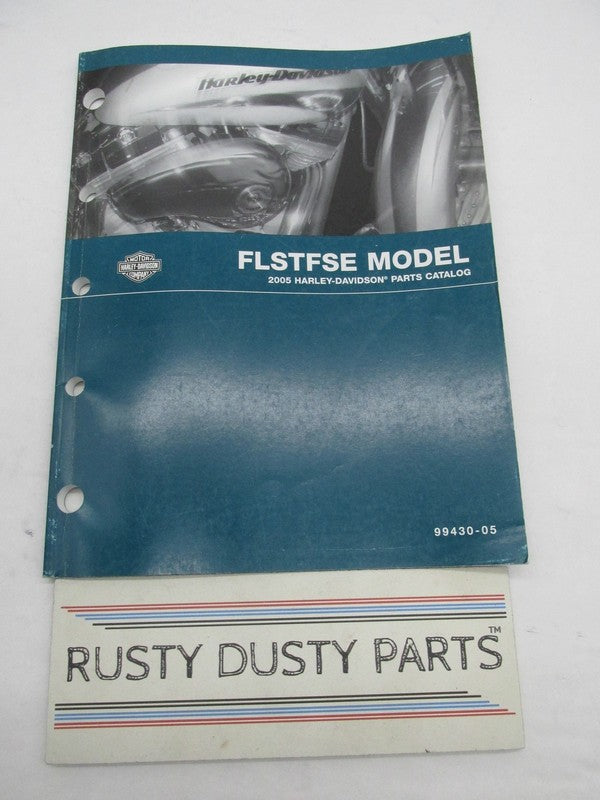 Harley-Davidson Official Factory 2005 FLSTFSE Models Parts Catalog Boo