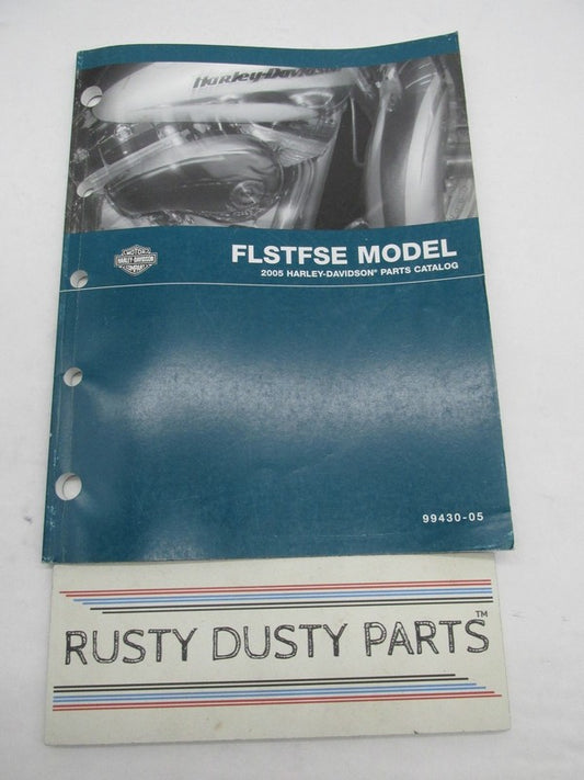 Harley-Davidson Official Factory 2005 FLSTFSE Models Parts Catalog Boo