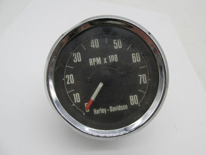 Harley-Davidson Genuine Mechanical Tach Tachometer RPM x100 80 Shovelh