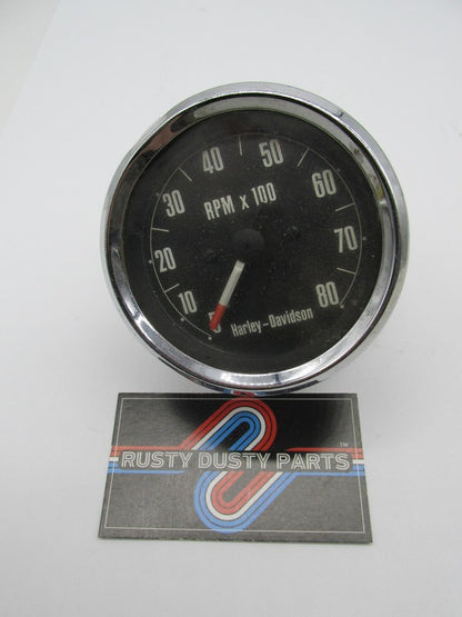 Harley-Davidson Genuine Mechanical Tach Tachometer RPM x100 80 Shovelh