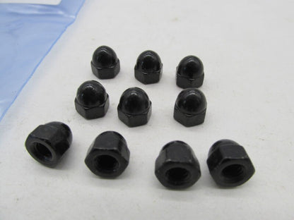 Lot of 10 Harley Davidson Genuine NOS Black Acorn Nuts 7653