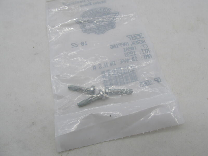 Lot of 3 Harley Davidson Genuine NOS 6-32 Torx Pan Tapping Screws 3597