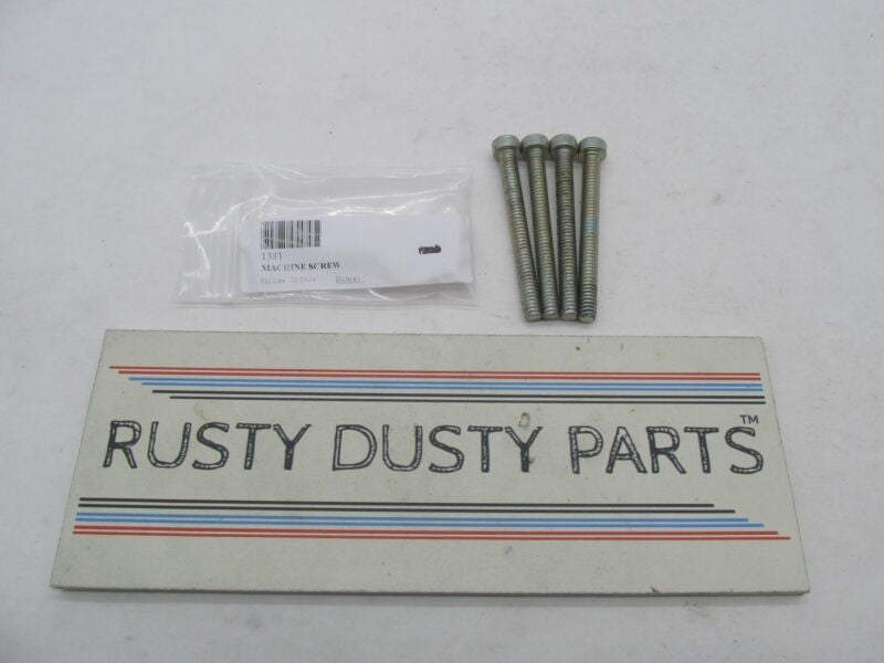 Lot of 4 Harley Davidson Genuine NOS Machine Screws 1381