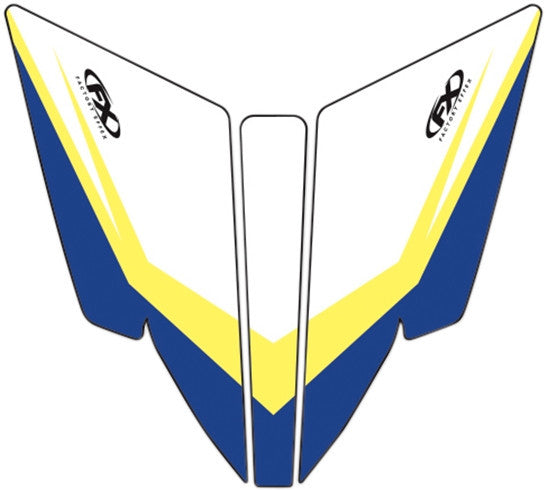 Factory Effex Front Fender Graphic Kit Yellow 19-30620