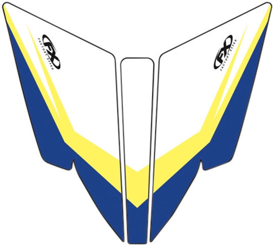 Factory Effex Front Fender Graphic Kit Yellow 19-30620