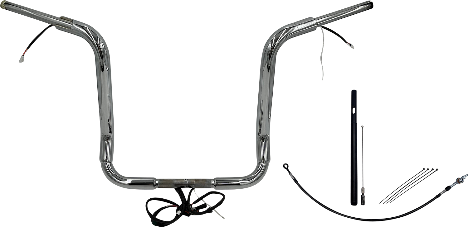 Fat Baggers, Inc. Plug & Play EZ Install 1-1/2" Round Top Handlebar Kit 812416