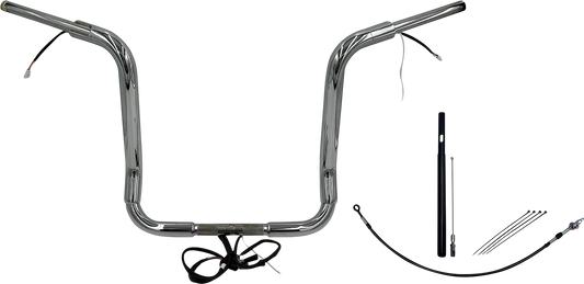 Fat Baggers, Inc. Plug & Play EZ Install 1-1/2" Round Top Handlebar Kit 812416