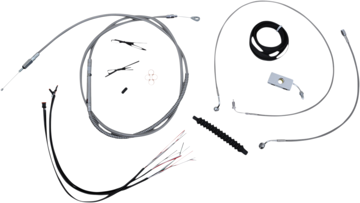 LA Choppers Handlebar Cable/Brake Line Kit LA-8156KT2-13