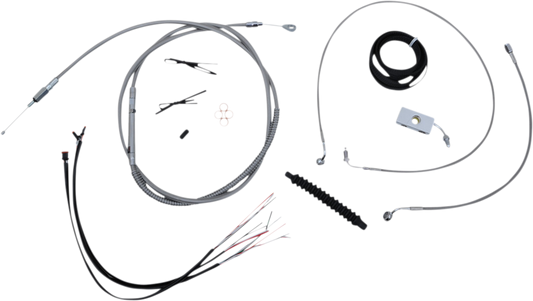 LA Choppers Handlebar Cable/Brake Line Kit LA-8156KT2-13