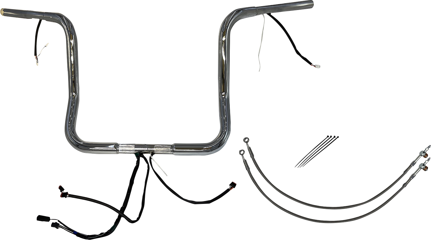 Fat Baggers, Inc. Plug & Play EZ Install 1-1/4" Round Top Handlebar Kit 902514
