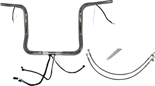 Fat Baggers, Inc. Plug & Play EZ Install 1-1/4" Round Top Handlebar Kit 902514