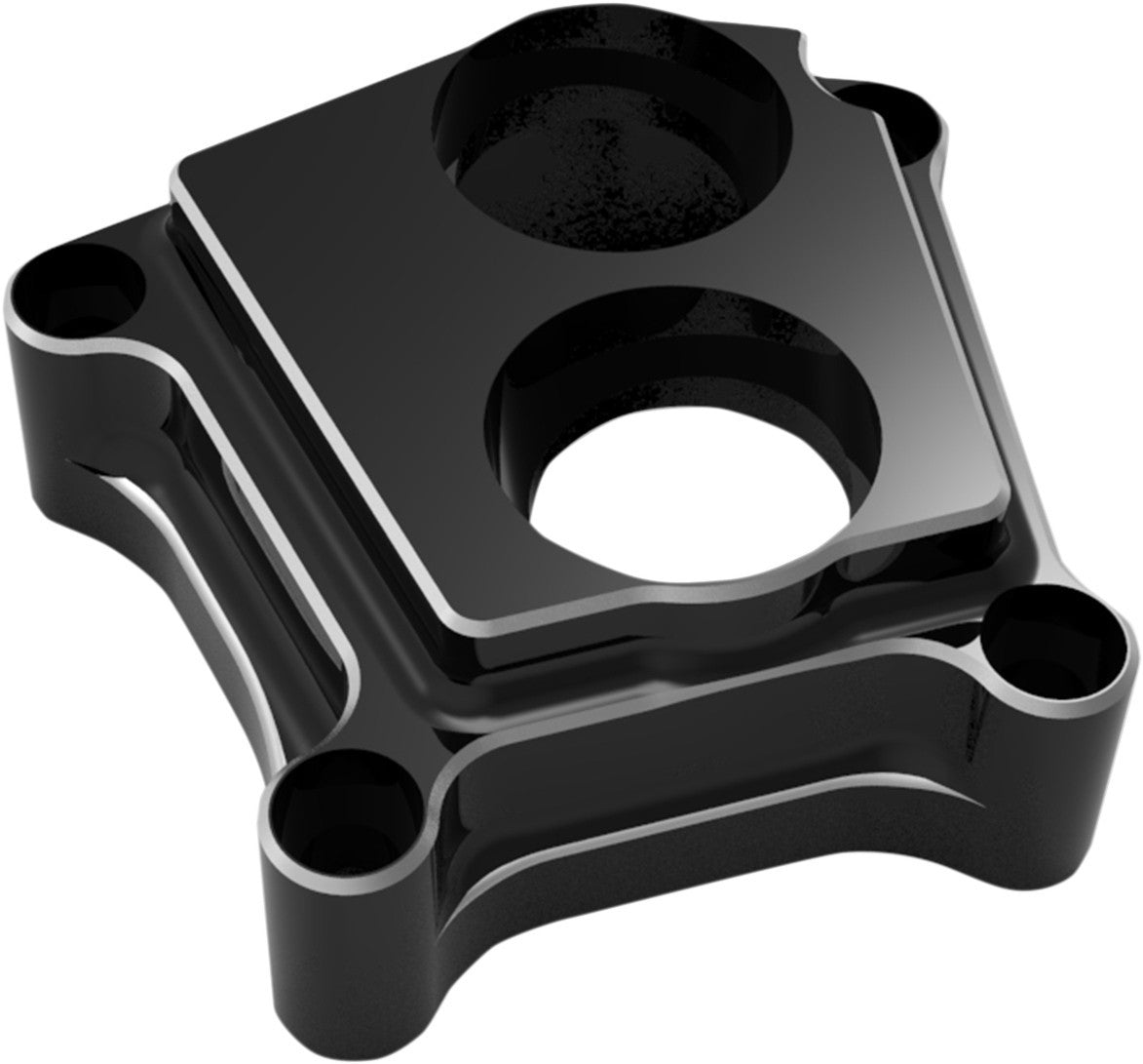 Arlen Ness 10-Gauge Lifter Block Covers Black 12-573