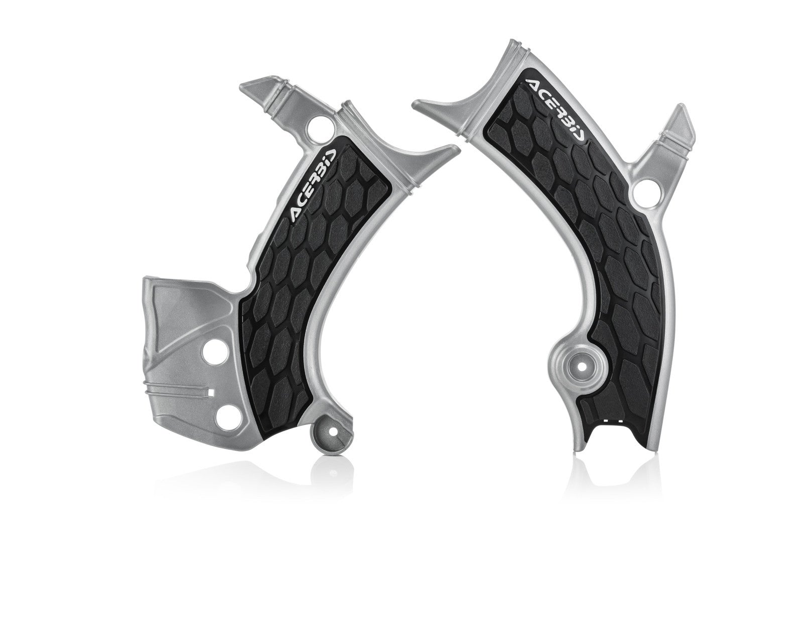 Acerbis X-Grip Frame Guards Black/Silver 2689411015