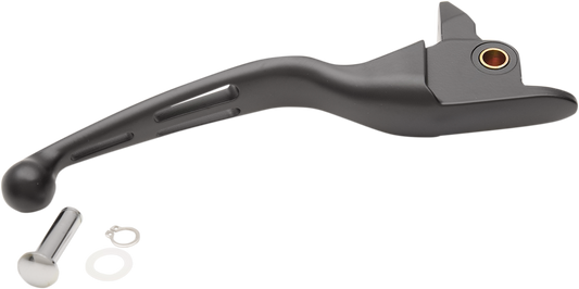 Drag Specialties Slotted Wide Blade Replacement Brake Lever Matte Black 0614-...