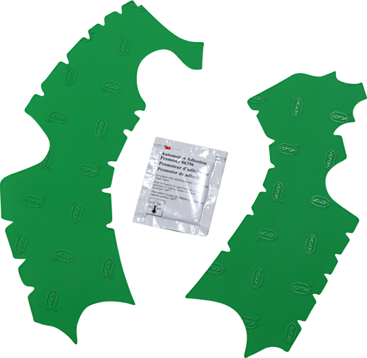 Athena Rubber Frame Pads Green M7338V