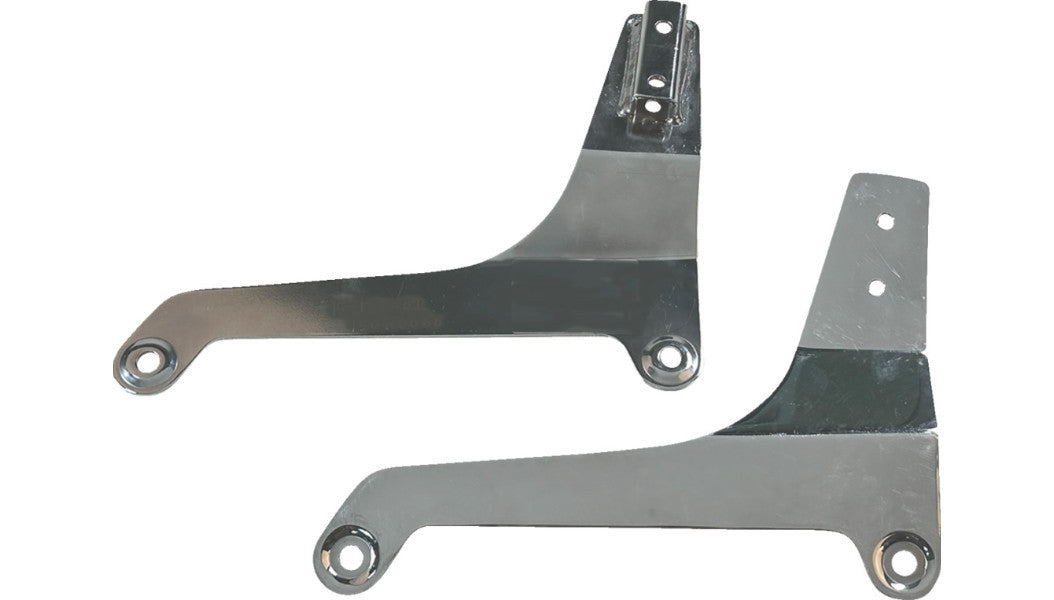 Drag Specialties Sissy Bar Side Plates Chrome 1504-0125