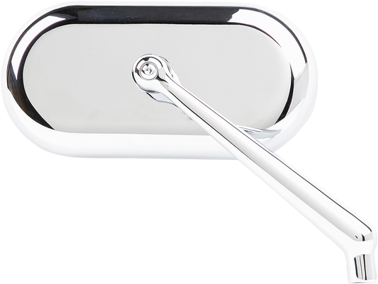 Arlen Ness Forged Oval Mirrors Chrome Right Hand 13-173