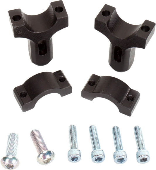 Moose Racing Inner Mount Clamp for Aluminum Handguards Black 0635-1032