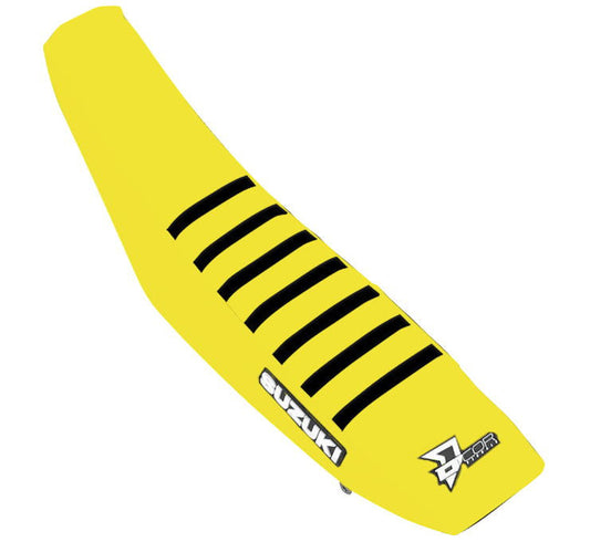 D'COR Factory Reinforced Seat Covers Yellow, Black Ribs 30-40-457