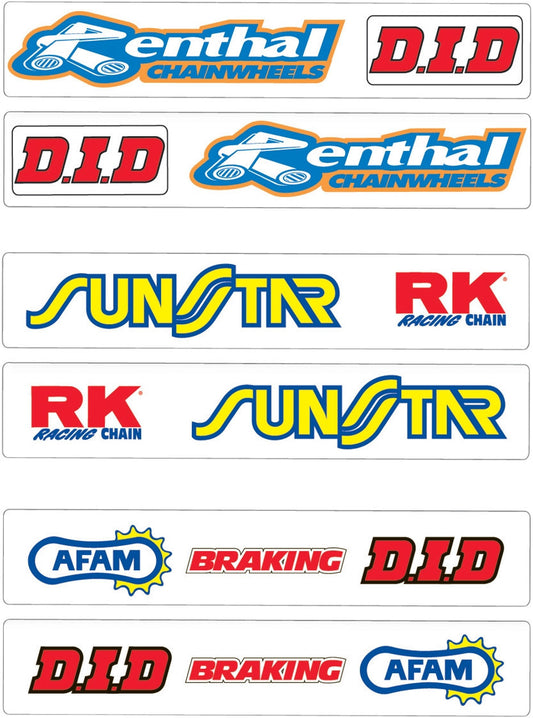 Factory Effex Swingarm Graphics Yellow Sunstar RK FX06-42010