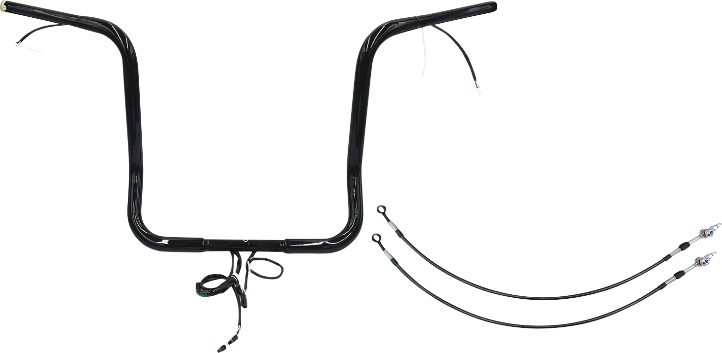 Fat Baggers, Inc. Plug & Play EZ Install 1-1/4" Round Top Handlebar Kit 901516-B