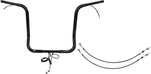 Fat Baggers, Inc. Plug & Play EZ Install 1-1/4" Round Top Handlebar Kit 901516-B