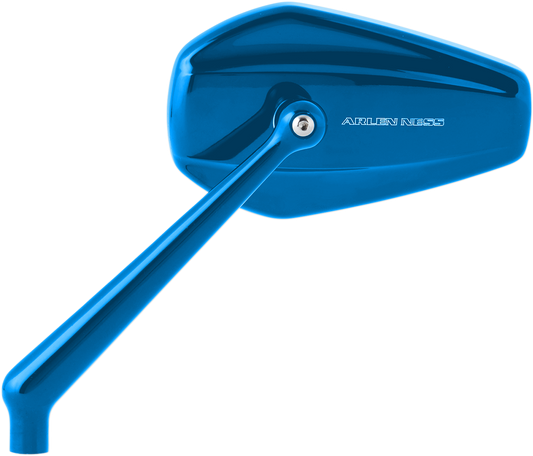 Arlen Ness Mini Stocker Mirrors Blue Left 13-150