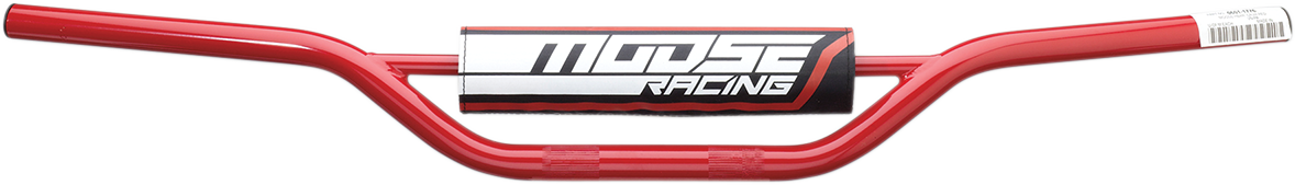Moose Racing Carbon Steel 7/8" Handlebars Red Mini MX 0601-4981