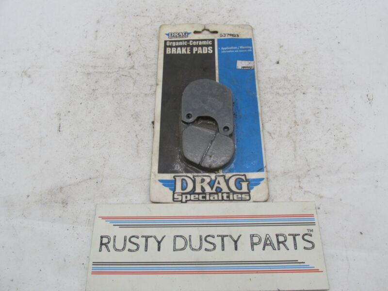 Harley Davidson Drag Specialties Organic & Ceramic Brake Pads 537RQ3 DS-0325409